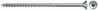 Puidukruvid Fischer TORX 6,0 x 120 mm, valge tsink, 100 tk