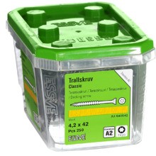 Terrassikruvid Essve Classic A2, 4,2 x 42 mm, roostevaba teras, 250 tk