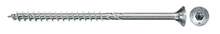Puidukruvid Fischer TORX 5,0 x 80 mm, valge tsink, 100 tk