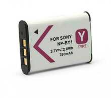 Akumulaator Extra Digital SONY NP-BY1, 640mAh