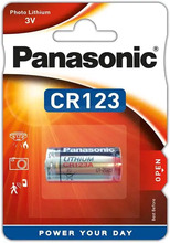 Patarei Panasonic CR123A, 3V, liitium