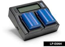Akude komplekt Newell Supracell LP-E6NH, 2 tk, koos DC-LCD laadijaga