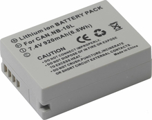 Aku Canon NB-10L, 7,4V, 920mAh Li-Ion