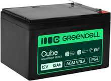 Aku Green Cell AGM VRLA 12V 12Ah, 151x98.5x95mm
