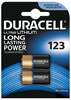 Patarei Duracell CR123A, liitium, 3V, 2 tk