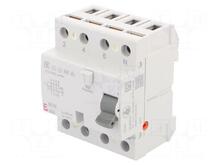 Rikkevoolukaitse ETI EFI-P4 A, 4P, 25 A, 415 V, 30 mA