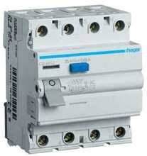 Lekkevoolukaitse Hager CD426J, 4P, 25 A, 400 V, 30 mA