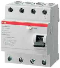 Lekkevoolukaitse ABB FH204, AC, 4P, 25 A, 400 V, 30 mA