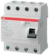 Lekkevoolukaitse ABB FH204, AC, 4P, 40 A, 400 V, 30 mA