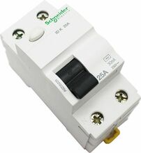 Rikkevoolukaitse SCHNEIDER ELECTRIC A9Z05225, 2P, 25 A, 240 V, 30 mA