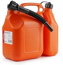 Kahekambriline plastkanister Amio, 6 L + 2,5 L, amio-03208