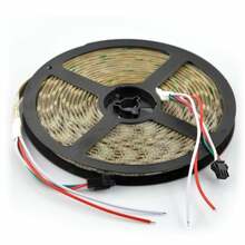 RGB LED riba OEM WS2812B, 60 LED/m, 5V, 5 m
