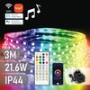 LED ribade komplekt Spector Light, 3m, RGB, IP44, kaugjuhtimispuldi ja muusikafunktsiooniga