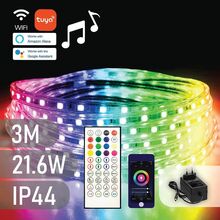 LED ribade komplekt Spector Light, 3m, RGB, IP44, kaugjuhtimispuldi ja muusikafunktsiooniga