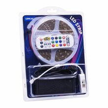 LED digiriba komplekt Lemlux WS2811-60RGB-SET, 5m, 60LED/m, 14.4W/m, 12Vdc, RGB IC digitaalne, IP65, Tuya Wi-Fi
