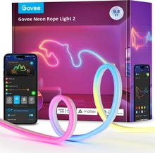LED riba Govee H61D3 Neon Lights 2, 3 m, ere valge