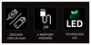 Neoonlamp Manta SNL07GN CACTUS, roheline/kollane