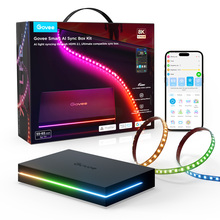 LED valgustuse juhtimiskeskus Govee AI Sync Box 2 H8604C12, RGBICW, Wi-Fi + Bluetooth, HDMI 2.1
