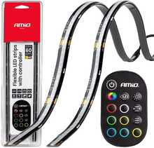 LED ribad autole Amio AMIO-04579, RGB, 2x30 cm, 12V, puldiga