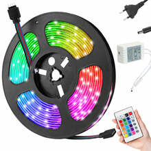 LED riba Verk Group RGB 5050, 4,5 m, veekindel