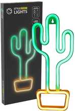 Neoonlamp Manta SNL07GNT CACTUS, roheline/kollane