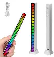 LED riba eMomo helireageerimisega, 32 dioodi, USB-C