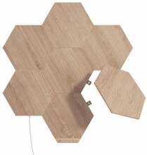 Nutikas valguspaneel Nanoleaf Elements Wood Look Hexagons Starter Kit, 7 paneeli