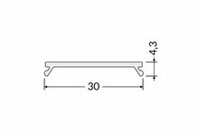 LED liistu profiili kate Topmet IRM CLICK, valge, 2 m