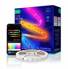 Digitaalne LED-riba komplekt Nous F4, RGB IC, 5m, Wi-Fi, TUYA