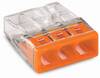 Juhtmeliitmik Wago 2273-203/5, 3 x 0,5 - 2,5 mm, 24 A, oranž, 5 tk