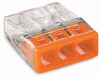 Juhtmeliitmik Wago 2273-203, 3 x 0,5 - 2,5 mm, 24 A, oranž, 100 tk
