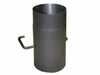 Kamina ühendustoru Wadex 120 mm, 25 cm, must, ventiilidega