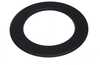 Korstna rosett ABX 130 mm, must