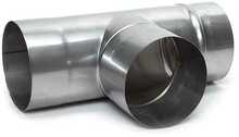Kolmik kaminatele Wadex 107, D150 mm, 90 kraadi