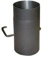 Kamina ühendustoru Abx 150 mm, 25 cm, must