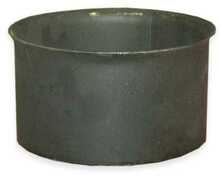 Kamina ühendustoru Abx 150 mm, must
