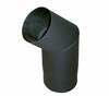 Düümlõõri põlv ABX 150 mm, 1.5 mm, 45 kraadi, must, 34 cm