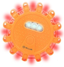 Hädaolukorra signaal ja taskulamp Tellur Basic LED, 3 x AAA, magnetiline, oranž