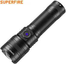 Taskulamp Superfire Y26, 816 lm, 15 W, USB C, 1x 26650 3700 mAh, IP43