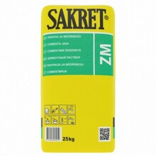 Müüritis Sakret ZM, 25 kg, hall