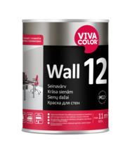 Seinavärv Vivacolor Wall 12, 0,9 l, valge