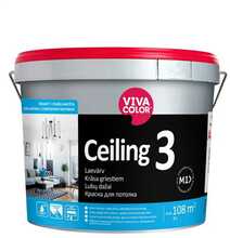 Värv Vivacolor Ceiling 3 AP, 9 L, valge, täismatt