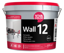 Sisevärv Vivacolor Wall 12, 9 L, valge