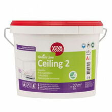 Laevavärv Vivacolor Green Line Ceiling, 2,7 L, matt valge
