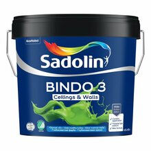 Sisevärv Sadolin Bindo 3, BW baas, 4,5 L, valge