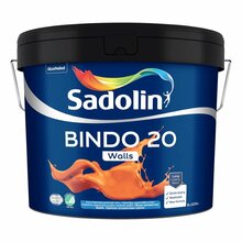 Sisevärv Sadolin Bindo 20, poolmatt, BW baas, 9 L, valge