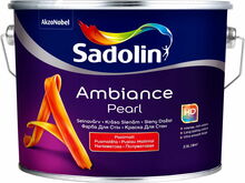 Seinavärv Sadolin Ambiance Pearl, BW baas, poolmatt, 2,5 L, valge