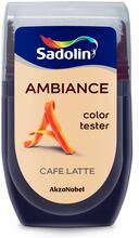 Värvitester Sadolin Ambiance, Cafe Latte, 30 ml, täismatt