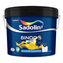 Sisevärv Sadolin Bindo 5, 9 L, valge, täismatt