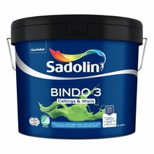 Sisevärv Sadolin Bindo 3, BW baas, 9 L, täismatt, valge